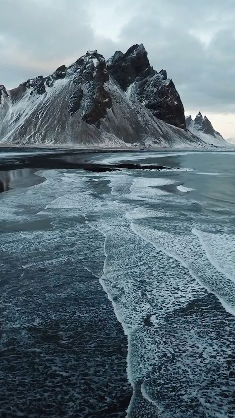 paul.watson.photography on Instagram: Stokksnes, The coolest beach in the world? #iceland #stokksnes #dronephotography #offtoiceland #earth #djiglobal #lostiniceland #vestr Improving Yourself, Iceland Landscape, Explore Quotes, Attraction Manifestation, Image Nature, Attraction Quotes, Live In The Moment, Black Sand Beach, Law Of Attraction Quotes