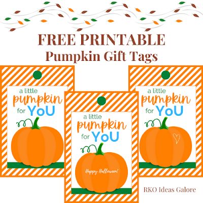 Free printable pumpkin gift tag Pumpkin Teacher Gift, Pumpkin Gift Tags, Pumpkin Gift Tags Printable Free, Pumpkin Tags Printables Free, Bread Gift Tags, Halloween Gift Tags Printable Free, Free Printable Favor Tags, Candle Gift Tags, Pumpkin Tags