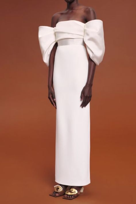 Rent Designer Dresses | By Rotation White Fitted Organza Maxi Dress, Lirika Matoshi Dress, Matoshi Dress, Rent The Runway Dress, Rodarte White Dress, Luxury Avant-garde Ruffled Dresses, Thierry Mugler White Dress, Lirika Matoshi, Yes To The Dress