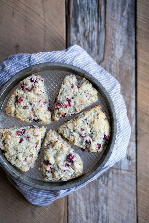 These Cranberry Goat Cheese Scones are soft, decadent, and perfect for brunch (or anytime, really!) Get the recipe from Savory Simple. Goat Cheese Scones, Cheese Scones Recipe, Cranberry Goat Cheese, Cheese Scone Recipes, Cheese Scones, Cranberry Muffins, Goat Cheese Recipes, Cranberry Cheese, Scones Recipe