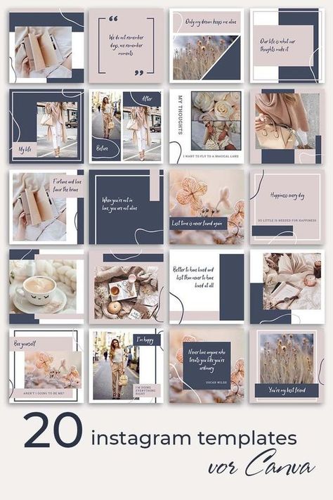 Get 20+ Instagram Templates 2021 | Canva Templates Instagram Post Design Ideas, Post Design Ideas, Instagram Grid Design, Inmobiliaria Ideas, Instagram Design Layout, Social Graphics, 잡지 레이아웃, Instagram Feed Planner, Instagram Post Design