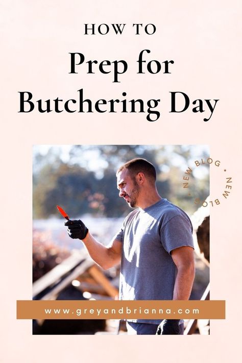 how to prep for butchering livestock at home Butchering Station, Butchering Pigs, Chicken Butchering, Deer Butchering, Pioneer Life, Modern Homesteading, Diy Chicken, Homesteading Skills, Chicken Diy