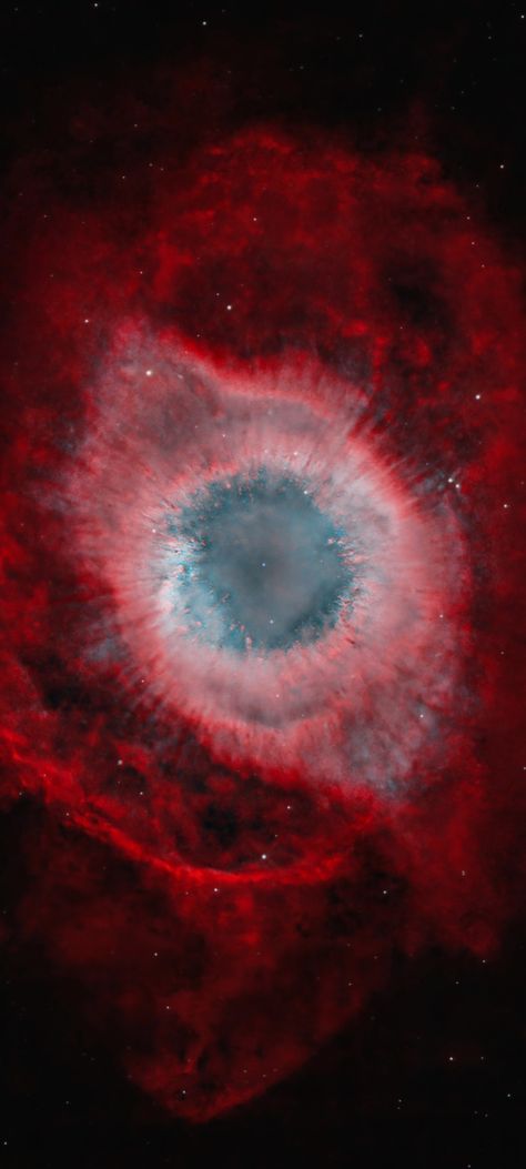 NGC-7293 The Helix Nebula a.k.a. the Eye of God By: Julian Shapiro Cropped rotated mobile wallpaper 1080x2400 Space Oc, Nebula Wallpaper, Earths Rotation, Eye Of God, Helix Nebula, Infinite Universe, James Webb, James Webb Space Telescope, Liminal Space