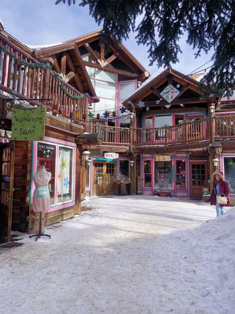 Breckenridge Colorado Aesthetic, Breckenridge Aesthetic, Colorado Small Town Aesthetic, Mountain Town Aesthetic, Breckenridge Colorado Christmas, Vail Colorado Winter Aesthetic, Small Mountain Town Aesthetic, Ski Town Aesthetic, Vail Colorado Summer