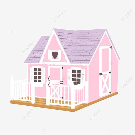 Pink House Drawing, House Outline, Cartoon Building, House Cute, Free Machine Embroidery Designs Patterns, Cute Png, House Cartoon, Cartoon House, Beautiful Flowers Photos