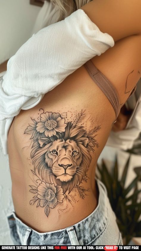 Ladies Rib Tattoo Ideas, Rib Cover Up Tattoo, Side Body Tattoos, Rib Tattoo Ideas, Cover Up Tattoos For Women, Thigh Tattoo Ideas, Symmetrical Tattoo, Best Leg Tattoos, Mandala Hand Tattoos