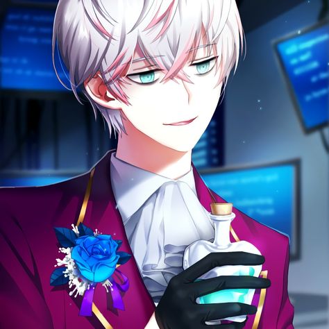 Saeran Choi - Ray / Mystic Messenger / Icon Saeran Choi, The Mystic, Mystic Messenger, Anime, Hair