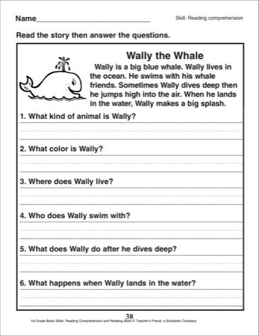 1st Grade Reading Comprehension Worksheets Printables Long Multiplication, Reading Sentences, 2nd Grade Reading Comprehension, First Grade Reading Comprehension, Grade 1 Reading, Reading Comprehension For Kids, Reading Comprehension Lessons, Preschool Reading, Literacy Worksheets