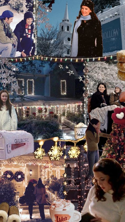 Rory Gilmore Quotes, Gilmore Girls Christmas, Gilmore Girls Stars Hollow, Christmas Wallpaper Ipad, Gilmore Guys, Girls Album, Xmas Wallpaper, Lorelai Gilmore, Christmas Phone Wallpaper