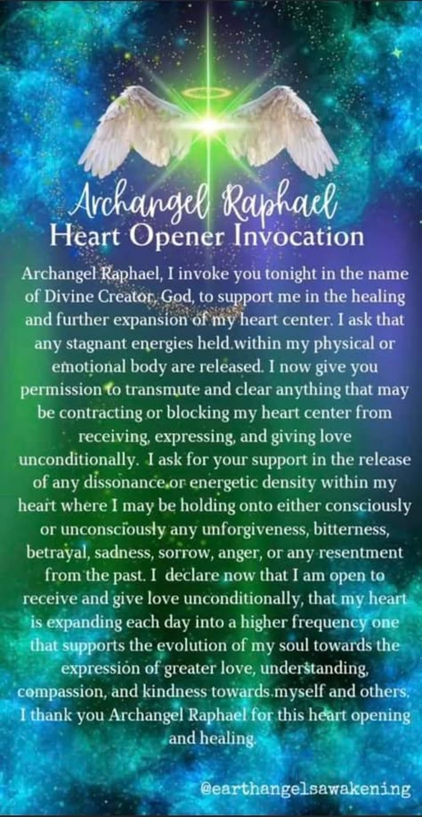 Archangel Raphael Prayer, Archangel Raphael Healing, Arch Angels, Angel Meditation, Angel Therapy, Arch Angel, Angel Spirit, Archangel Prayers, Angel Tarot Cards