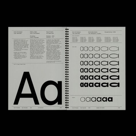 The Designers Foundry | Typefaces and Fonts Typography Book Layout, Typography Book Design, Typeface Poster, Typographic Layout, Typography Book, Advanced Typography, Book Outline, 광고 디자인, Type Inspiration