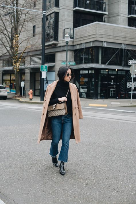 Petite Style: How to Wear Different Style Boots - Crystalin Marie Flared Jeans With Boots, Chestnut Boots Outfit, Flowy Dress Short, Styling Boots, Crystalin Marie, Outfit Petite, Flare Jeans Outfit, Ankle Boots With Jeans, Straight Leg Jeans Outfits