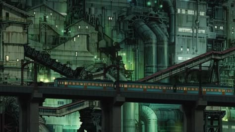 Blue Exorcist Movie, Exorcist Movie, City Concept Art, Kekkai Sensen, Sci Fi City, Landscape Concept, Cyberpunk City, Ao No Exorcist, Scene Art