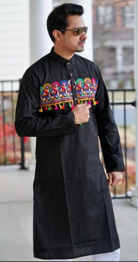 New Indian Men's Kurta Party Wear Kurta Designer Kurta | Etsy Kurta For Man, Kurta Designs Men's, Tassels Fashion Clothing, Traditional Kurta, Mens Shirt Pattern, Garba Dress, Boys Kurta Design, Kurta Pajama Men, Navratri Collection