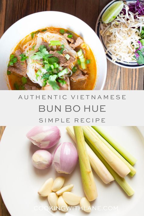 Bun Vietnamese Recipe, Bun Bo Hue, Bun Bowls Vietnamese Noodle, Vietnamese Food, Bun Bo Hue Recipe, Bun Bo Hue Recipe Vietnam, Bun Noodles Vietnamese Food, Bo Luc Lac Recipe Vietnamese Food, Vietnamese Soup Canh