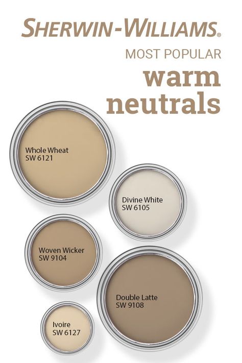 Warm Neutral Paint Colors, Paint Color Schemes, Neutral Paint Colors, Design Blogs, Neutral Paint, Room Paint Colors, Interior Paint Colors, Exterior Paint Colors, Bedroom Paint