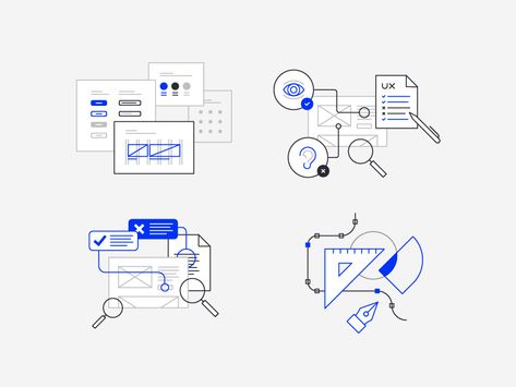 EX Product Icons 01 by Damian Baranowski Product Illustration, Web Illustration, Motion Design Animation, Design Icon, Line Illustration, Flat Illustration, Infographic Design, Motion Design, Character Illustration