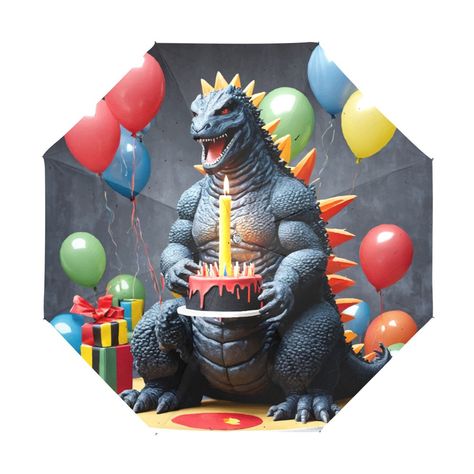 Kinder Faltbarer Anti-UV-Regenschirm Godzilla Kaiju Gojira Monster Party Geburtstag von UrbanShopEU auf Etsy Godzilla Kaiju, Wedding Umbrellas, Uv Protection Umbrella, Uv Umbrella, Umbrella Wedding, Folding Umbrella, Monster Party, Print Models, Party Birthday