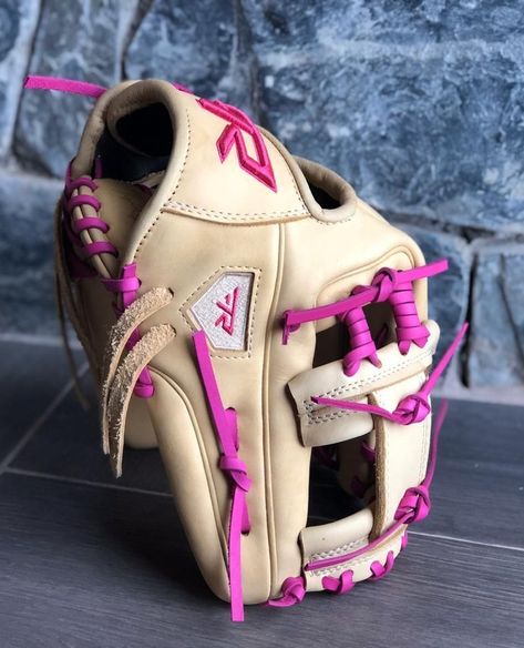 Walk Up Songs Softball, Custom Softball Gloves, Glove Ideas, Softball Cheer, Softball Accessories, Softball Gear, Softball Drills, Softball Outfits, Softball Equipment