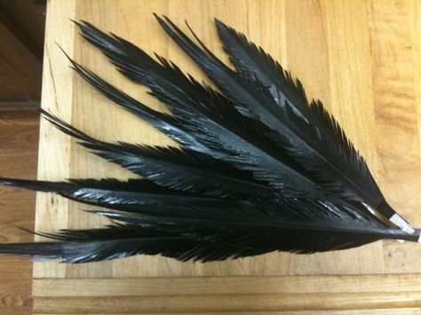 Raven Queen Outfit, Feather Tutorial, The Raven Queen, Raven Costume, Crow Costume, Make Your Own Costume, Crow Feather, Cosplay Wings, Cosplay Disney