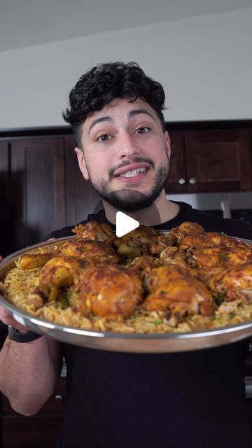 Ahmad Alzahabi on Instagram: "Chicken Kabsa 🤤   Recipes updated weekly on Thegoldenbalance.com   #food #recipe" Alfama Chicken, Middle Eastern Chicken Recipes Arabic Food, Somali Food Recipes, Arab Food Recipes, Chicken Kabsa Recipe, Jewish Food Recipes, Kabsa Recipe Chicken, Ahmad Alzahabi, Kabsa Recipe