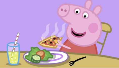 Peppa Pig Food Cartoon, Peppa Pig Food, Peppa Pig Pictures, Heo Peppa, Peppa Pig Christmas, Peppa Pig Cartoon, Papa Pig, Pepper Pig, Peppa Pig Funny