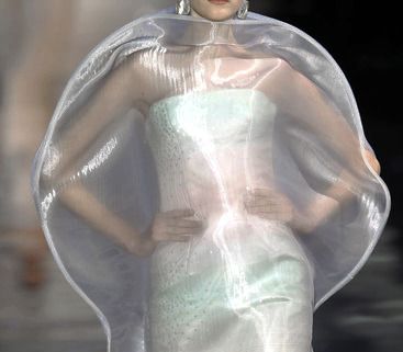 Iridescent Fashion, 2010 Couture, Detail Couture, Space Project, Armani Prive, Couture Details, Snow Queen, Icy Blue, Couture Collection