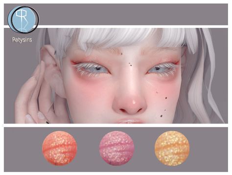 Sims 4 Cc Albino Eyes, Sims 4 Cc Albino Skin, Sims 4 Douyin, Ts4 Makeup, Sims 4 Cc Eyes, Sims 4 Anime, Douyin Makeup, Sims 4 Download, Sims 4 Cc Makeup