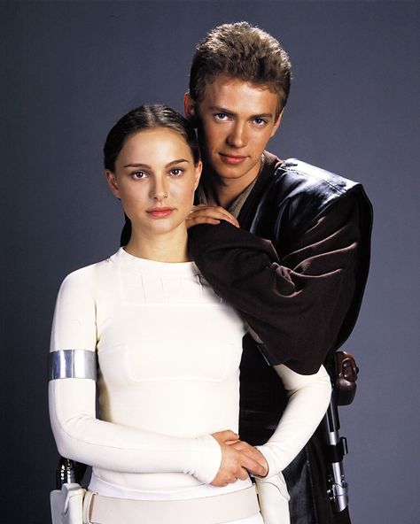 Padme Costume, Bella Y Edward, Star Wars Couples, Stars D'hollywood, Star Wars Padme, Anakin And Padme, Star Wars Cast, Star Wars Anakin, Ginger Rogers