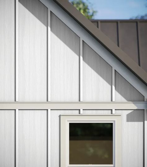 Hardie® Trim Batten Boards | James Hardie Hardie Board Siding, Siding Styles, Exterior House Siding, Hardie Board, Door Awning, Siding Trim, Types Of Siding, Vertical Siding, James Hardie