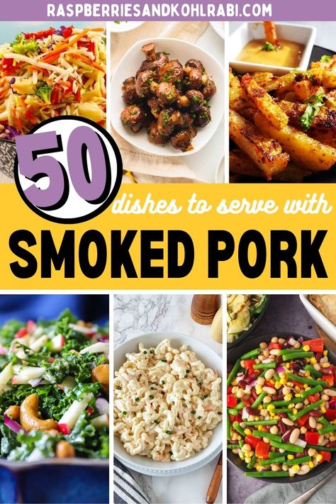 Elevate your smoked pork experience with these delectable dishes that are the perfect companions to your flavorful meat! Whether you're hosting a backyard barbecue, a family gathering, or simply enjoying a delicious meal, these dishes will take your smoked pork to the next level. With a combination of savory, smoky, and satisfying flavors, these dishes are guaranteed to impress your guests and leave them craving more. Sides For Pulled Pork, Sides For Pork Chops, Pork Side Dishes, Pork Picnic, Smoked Pork Tenderloin, Smoked Pork Chops, Best Sides, Smoked Pork Shoulder, Smoked Pork Loin