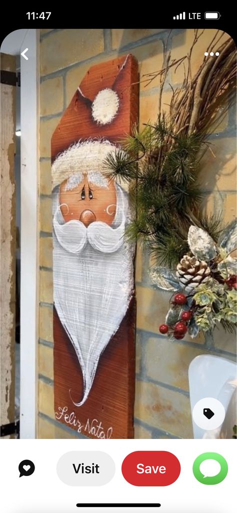 Diy Wood Christmas Decor, Christmas Painting On Wood, Christmas Wood Crafts Diy, Painted Christmas Signs, Christmas 2x4 Wood Crafts, Christmas Paintings On Wood, Christmas Painting Ideas Easy, Christmas Porch Signs, Christmas Wood Signs