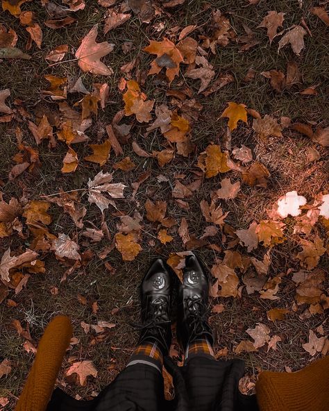 Footsteps of Fall 🎃🍁🍂 All are now in the unknown footsteps of the fall, when nature rust it’s gown and winter again will call - Peter. S. Quinn . Now that we’re past July 4th it’s officially Spooky Season for all of us Hallow-folk, and what better way to ‘kick’ it off (🤭) than sharing a bunch of memories of walking through fall leaves and pumpkin patches over the years 🧡 What are you looking forward to most about spooky season? . #fallmemories #spookyseason #autumncore #autumnfashion #pump... Mom Core, September Mood, Ber Months, Dark Fall, Pumpkin Patches, Fall Is Coming, Goblin Core, Cozy Fall Outfits, Leaves Fall