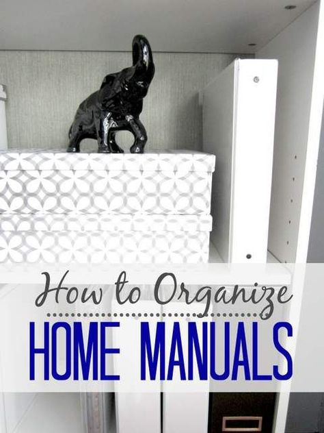 How to Organize Home Manuals Organize Home, Binder Dividers, Sheet Protectors, Organized Home, Bloggers To Follow, Organization And Storage, Home Management, Home Organisation, Paper Organization