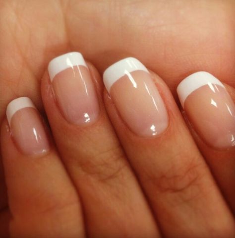 Gel Nails French, White Tips, French Manicure Nails, French Tip Acrylic Nails, Tip Nails, Bride Nails, Neutral Nails, Elegant Nails, Manicure Y Pedicure