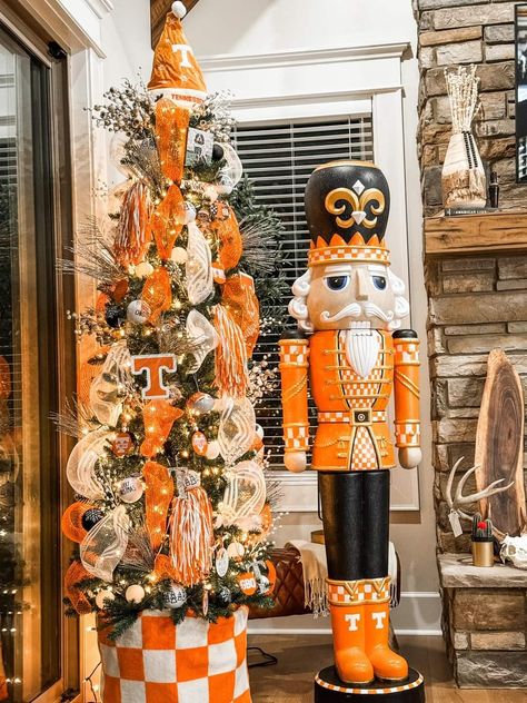 Vols Christmas Tree, Tennessee Christmas, Tennessee Volunteers Football, Go Vols, Tennessee Vols, Christmas Tree Inspiration, Nutcracker Christmas, Nutcracker, Tennessee