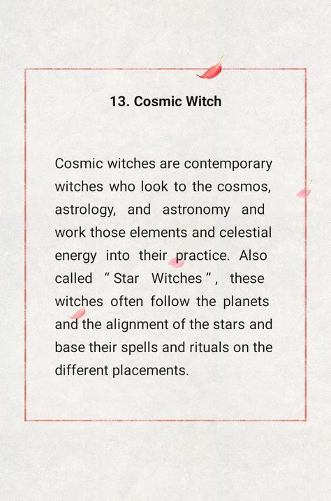 What is a cosmic witch What Is A Lunar Witch, Witch Facts, Cosmic Witch Aesthetic, Witch Definition, Cosmic Witchcraft, Witches Facts, Star Witch, Witch Types, Types Of Witchcraft