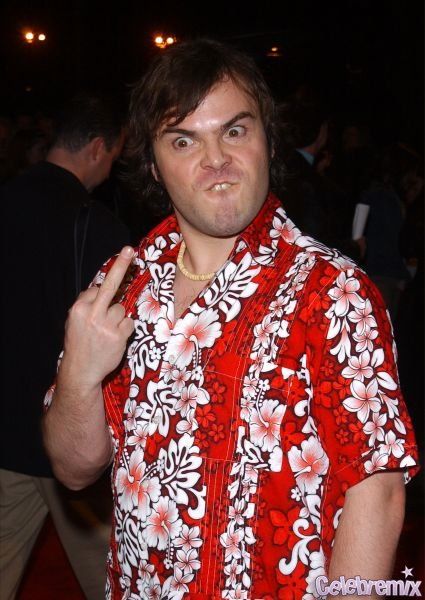 Celebrities Flipping the Bird - Gallery Jack Osbourne, Flipping The Bird, Tenacious D, Jack Black, Funny People, Hand Tattoos, Comedians, Rock And Roll, Are You The One