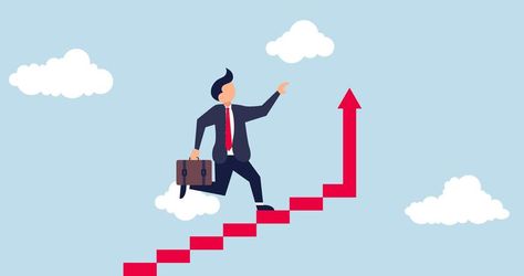 4k Improvement or career growth animation. stairway to success,  confidence businessman step walking up stair of success with rising up arrow. Walking Up Stairs, The Grass Is Greener, Grass Is Greener, Up Arrow, Job Interviews, Wedding People, Changing Jobs, Career Growth, Cityscape Photos