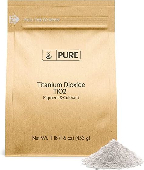 Pure Original Ingredients Titanium Dioxide (1 lb) Naturally Occurring, Pigment & Colorant After Sun Care, Chemical Free Cleaning, Titanium Dioxide, Calcium Carbonate, Eco Friendly Packaging, Broad Spectrum Sunscreen, Cream Of Tartar, Sports Nutrition, Diy Bath Products