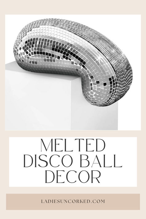 Trendy and Funky decor. Perfect to spice up any gathering space✨ Floating Shelf Modern, Disco Ball Decor, Modern Home Decor Living Room, Shelf Modern, Funky Decor, Maximalist Decor, Gathering Space, Home Decor Living Room, Decor Aesthetic