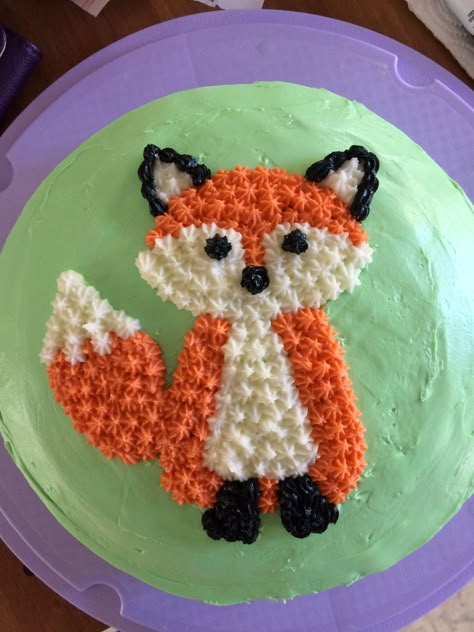 Red Fox Birthday Cake, Fox Pull Apart Cupcake Cake, Fox Cake Birthday, Fox Cake Ideas, Fox Party Ideas, Fox Birthday Party Ideas, Fox Cakes, Fox Birthday Cake, Fox Birthday Party