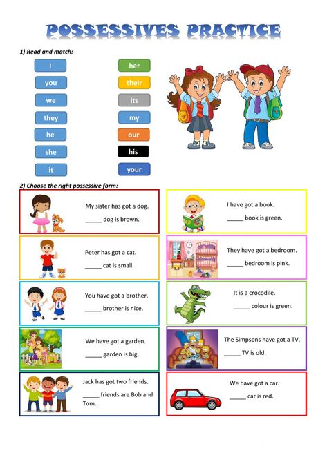 Possesive Pronounce Worksheets, Possive Noun Worksheet, Possesive Adjective 's Worksheet, Adjective Pronouns Worksheet, Possessive Adjectives Worksheets Grammar, Subject Pronouns And Possessive Adjectives, Possessive Nouns Worksheet, Possessive Adjectives And Pronouns, Possessive Pronouns Worksheet