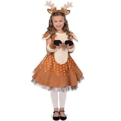 Read reviews and buy Princess Paradise Doe the Deer Child Costume at Target. Choose from contactless Same Day Delivery, Drive Up and more. Deer Costume For Kids, Diy Girls Costumes, Deer Outfit, Deer Dress, Reindeer Costume, Deer Costume, Deer Girl, Halloween Princess, Kids Costumes Girls