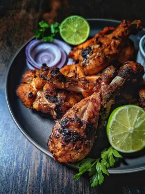 Blueberry Goat Cheese Salad, Baked Tandoori Chicken, Tandoori Chicken Marinade, Kadai Chicken, Chicken Karahi Recipe, Grilled Tandoori Chicken, Tandoori Chicken Recipe, Tandoori Paste, Blueberry Goat Cheese