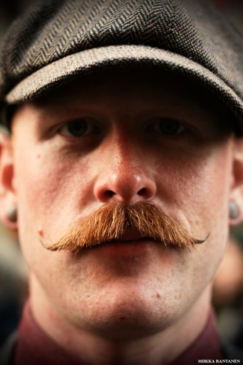 Petite Ginger Handlebar Mustache Handlebar Mustache Style, Handlebar Moustache, Guy Clothes, Mustache And Goatee, Tweed Ride, Moustaches Men, Handlebar Mustache, Tweed Run, Bicycle Ride