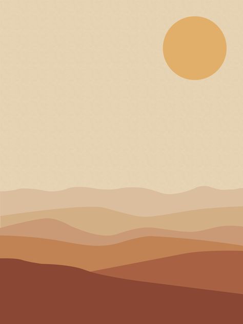 Desert Simple Drawing, Desert Aesthetic Drawing, Sahara Desert Illustration, Desert Aesthetic Painting, Desert Background Drawing, Desert Digital Art, Desert Drawing Simple, Desert Illustration Art, Simple Desert Painting