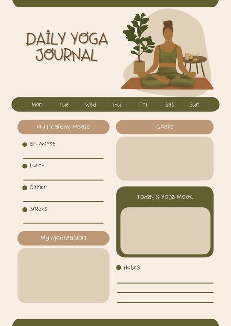 Yoga Planner, Daily Yoga Routine, Holistic Therapy, Deep Breathing, Holistic Therapies, Yoga Moves, Relaxing Colors, Yoga Journal, Daily Yoga