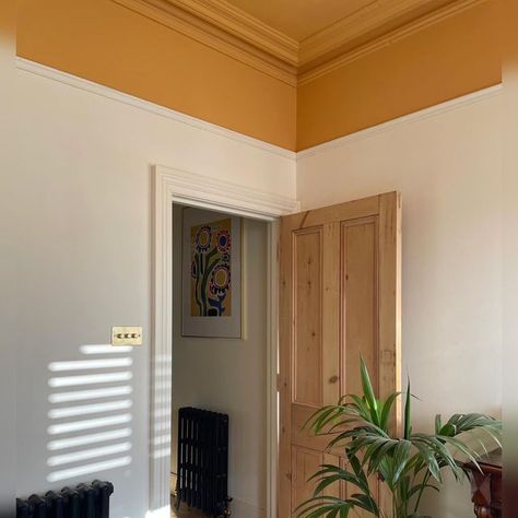 Painted Woodwork, Best Neutral Paint Colors, Wimborne White, Accent Ceiling, Oval Room Blue, House Makeover, Farrow And Ball Paint, Neutral Paint Colors, Neutral Paint