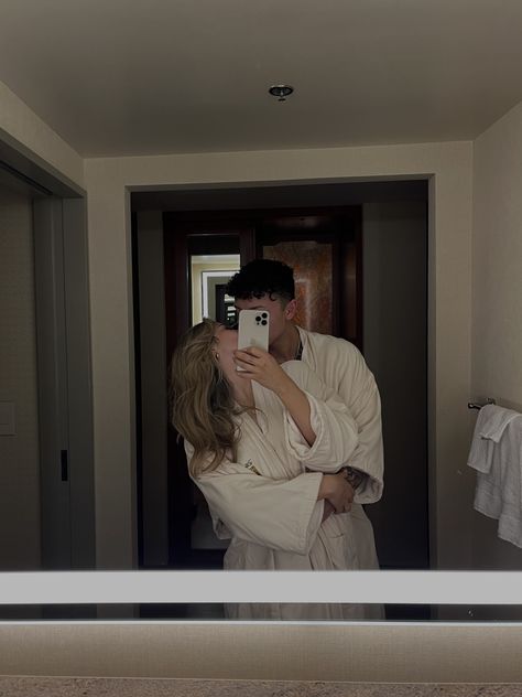 couple goals, couple aesthetic, private couple, couple in robes, couple vacation vibes Secret Realitionship Pictures, Private But Secret Photos, Private Realitionship Story, Hidden But Not A Secret Relationship, Private Buy Not A Secret Relationship, Not A Secret Just Private Relationship, Private Not A Secret Relationship Photos, Secret Date Aesthetic, Private But Not Secret Couple Pose